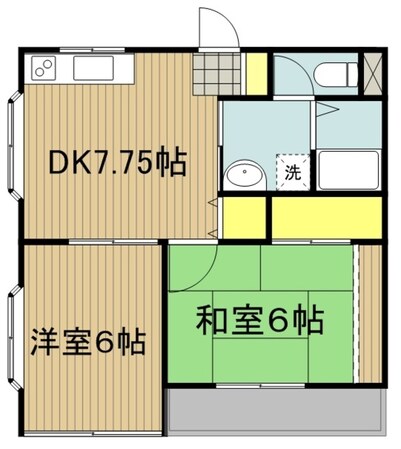 ウイングＫの物件間取画像